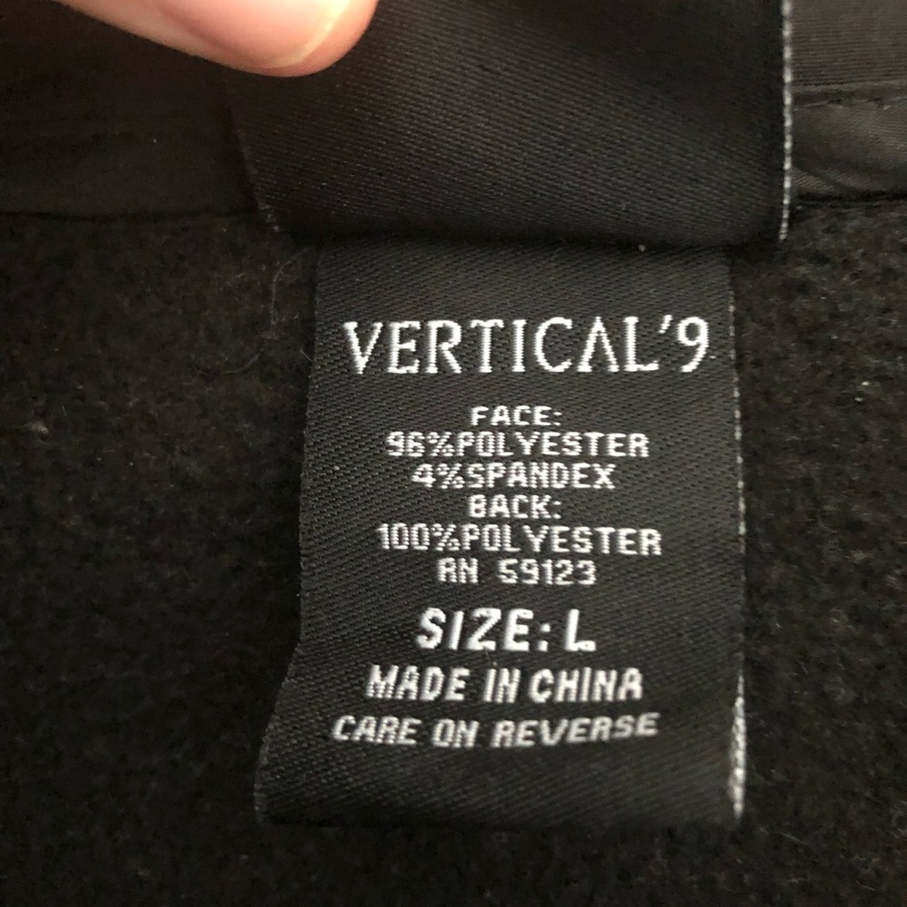 Cold weather jacket black size L but runs small. Barely used.